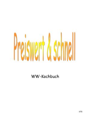 [Metadatenfehler 001] • Preiswert und Schnell kochen